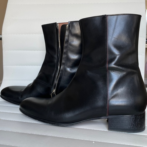 Paul Smith Black Leather Boots - Picture 1 of 4